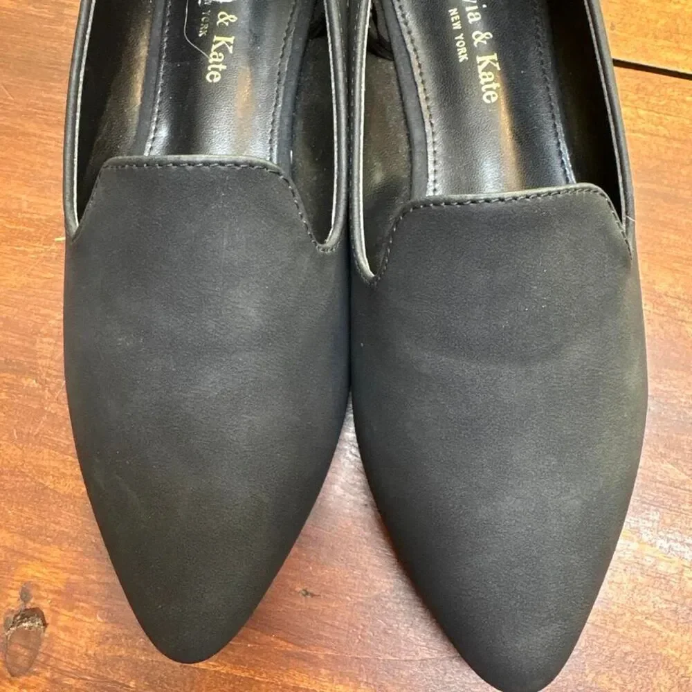 Alice-olivia Women's Black Loafers